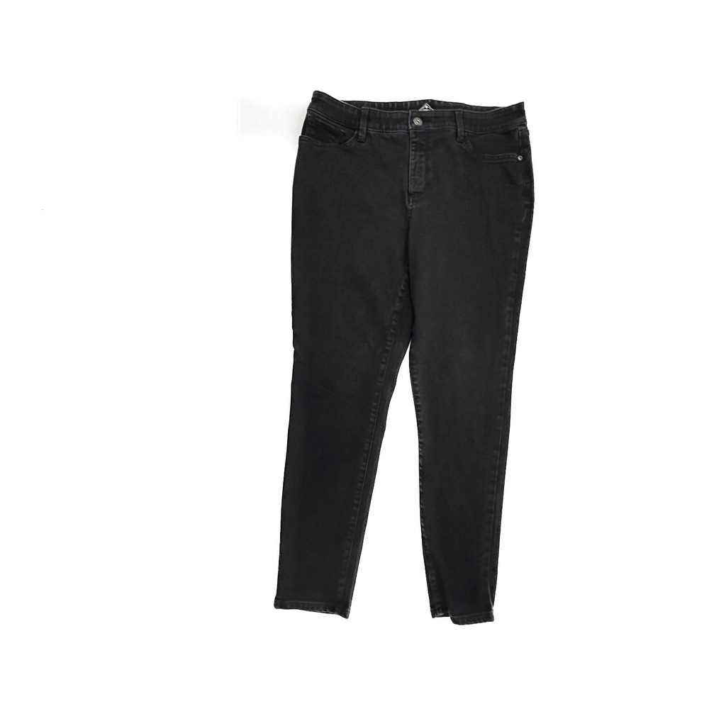 St. John's‎ Bay Skinny Leg Women's size 14 Black Denim Jeans